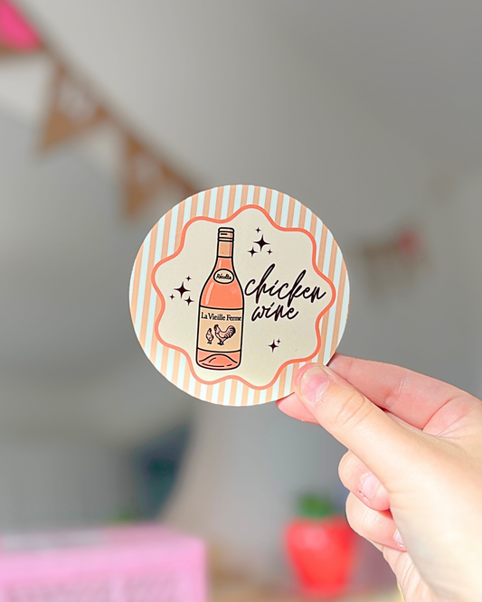 CHICKEN WINE COASTER