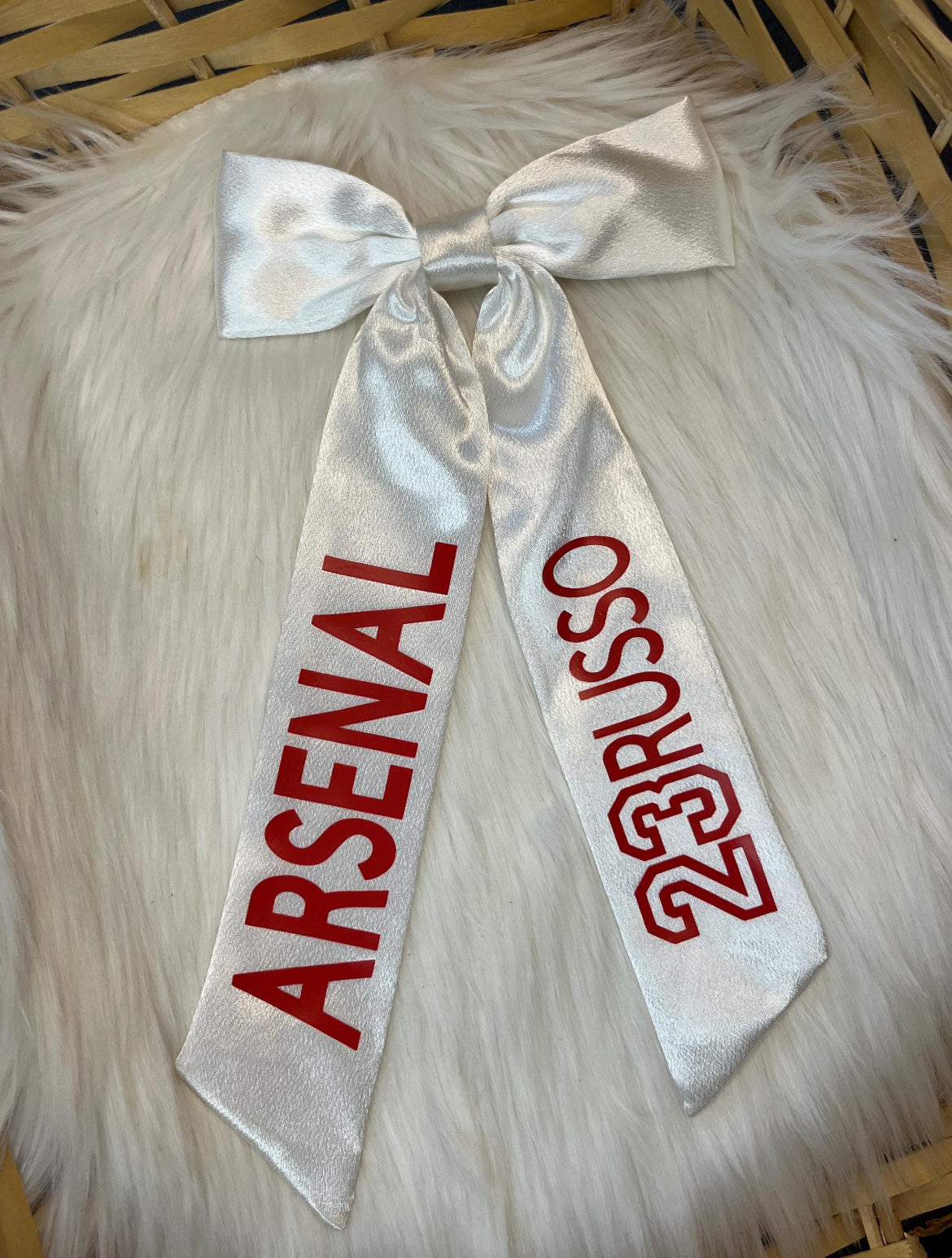 ARSENAL HAIR BOW