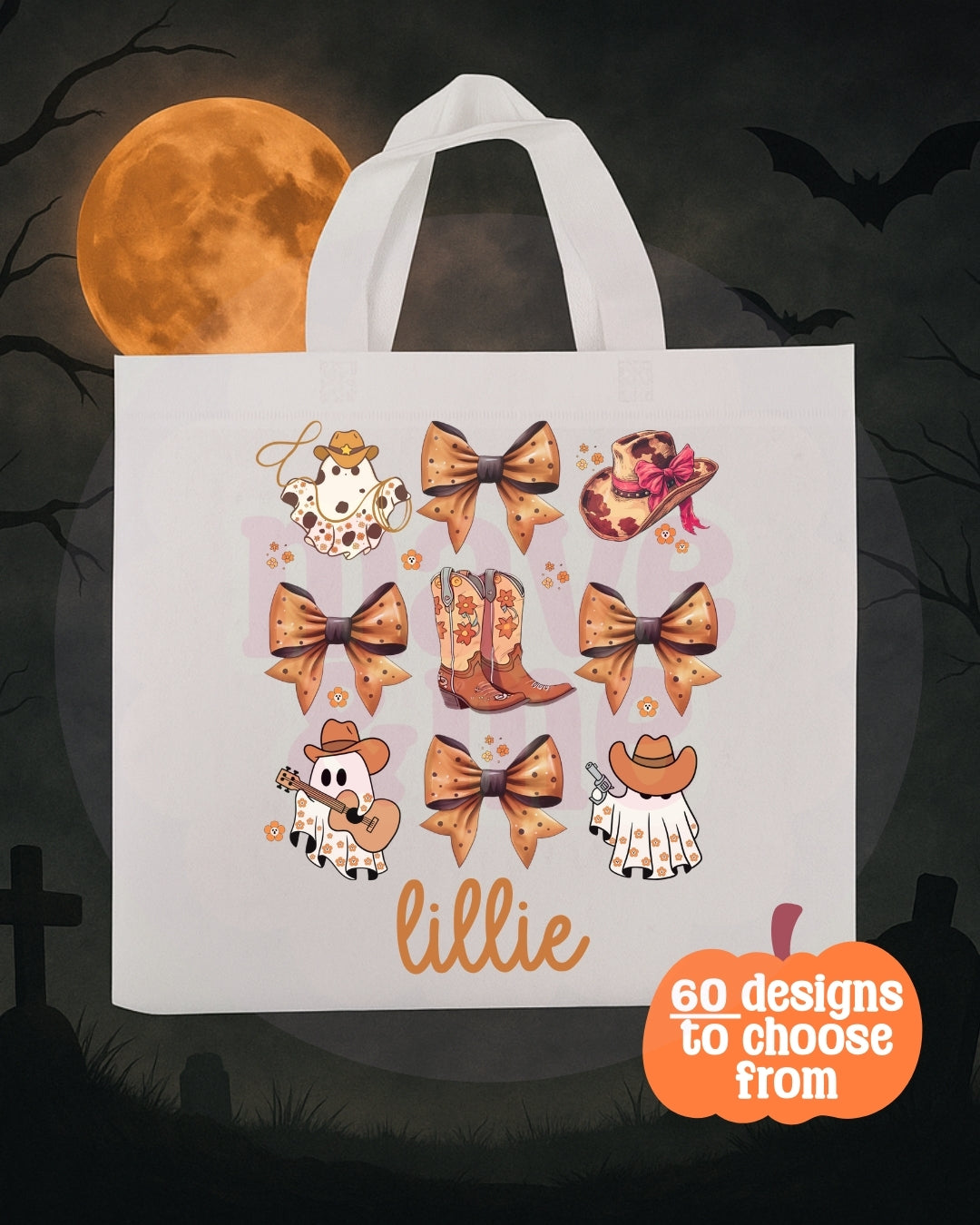 Personalised Halloween Trick or Treat Bag