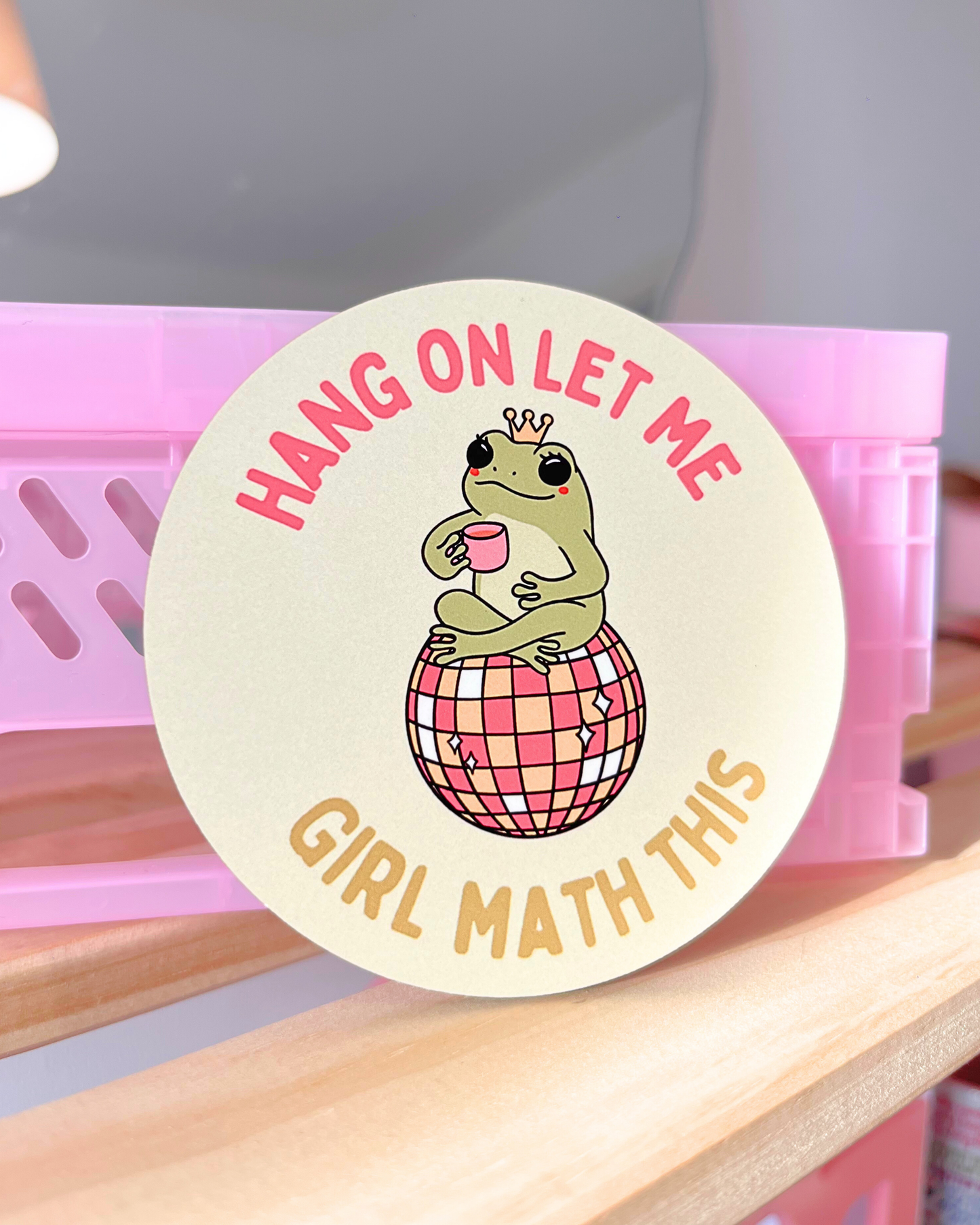 GIRL MATH COASTER