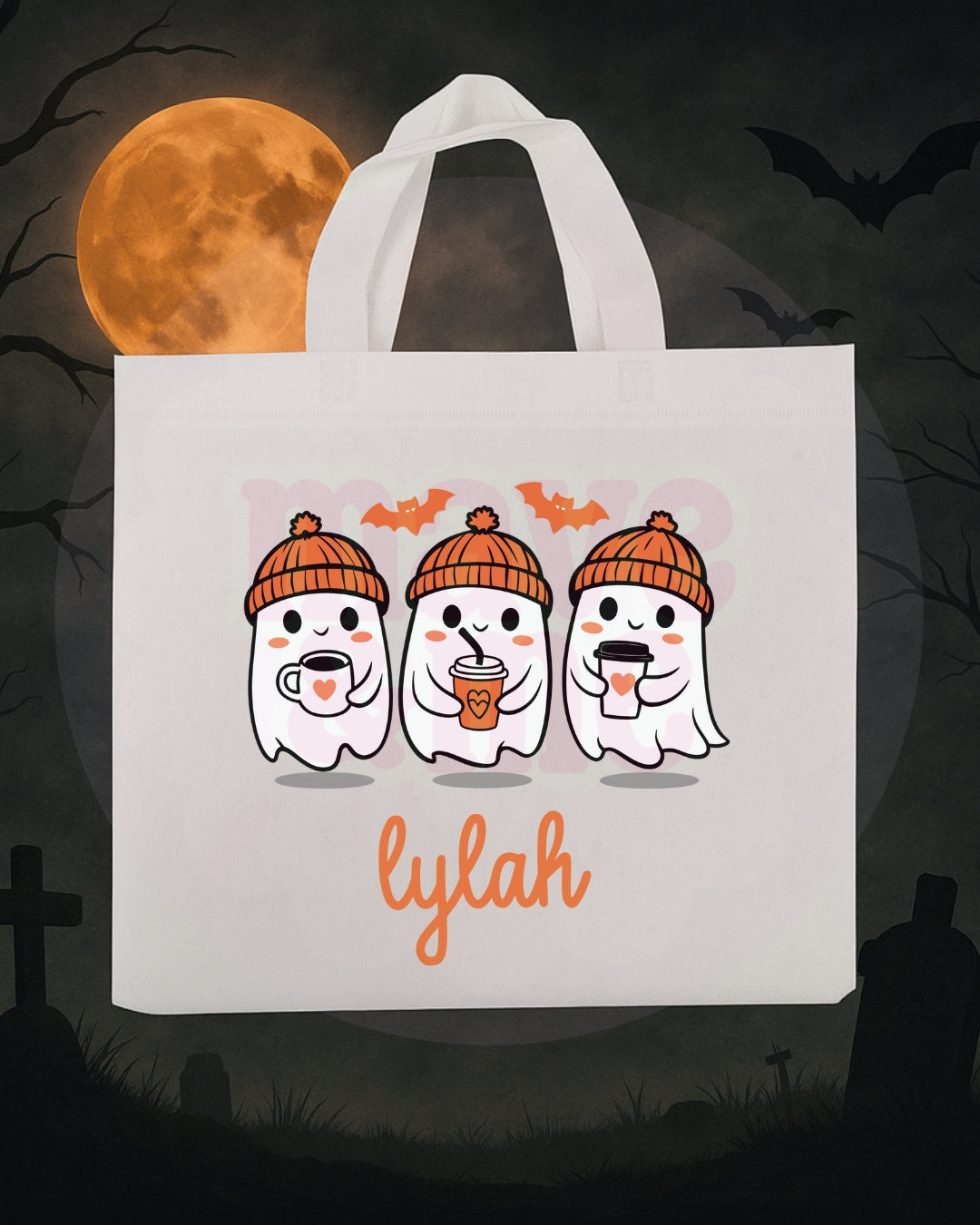 Personalised Halloween Trick or Treat Bag