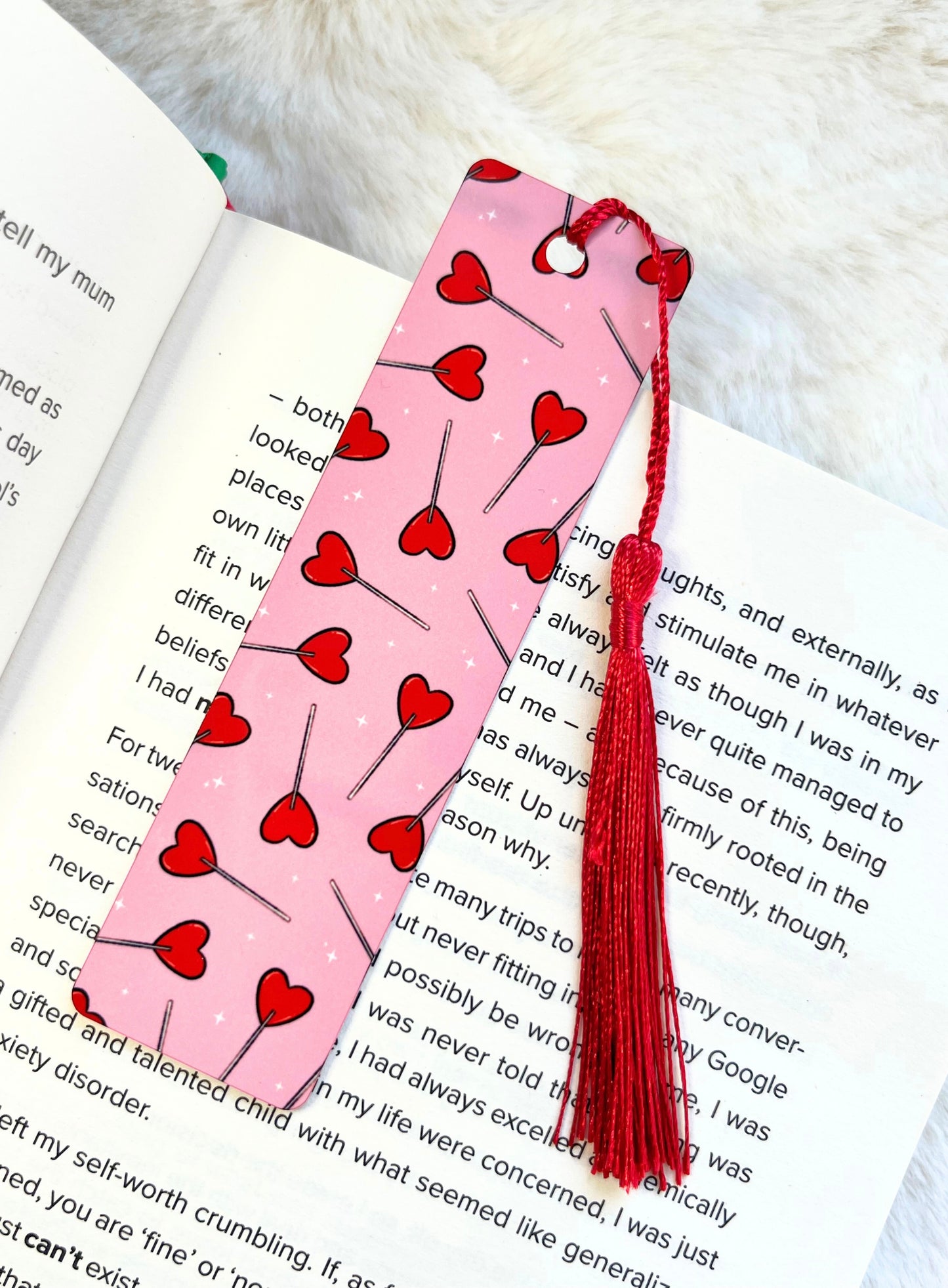 HEART LOLLIPOP BOOKMARK