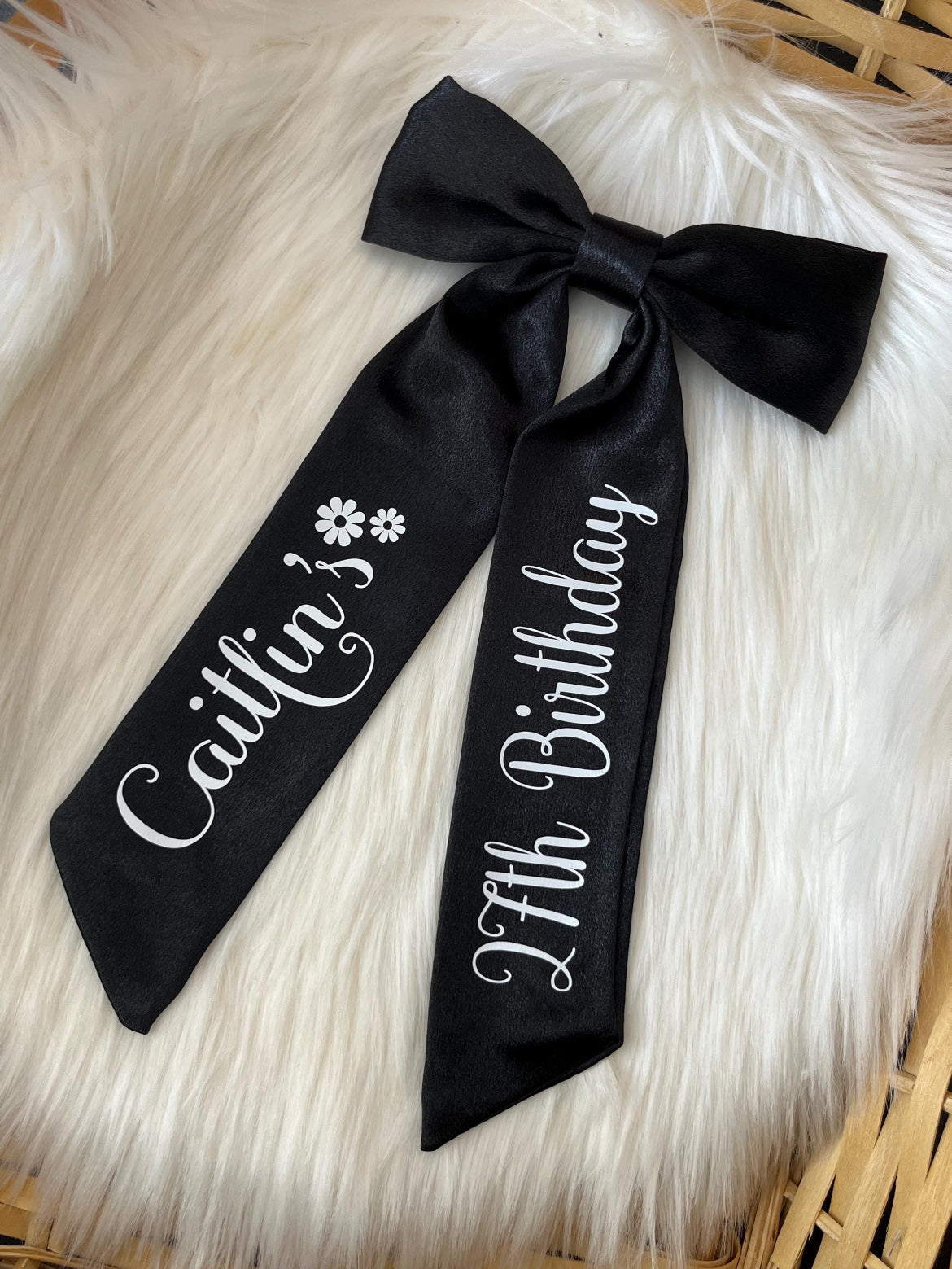 BIRTHDAY HAIR BOW