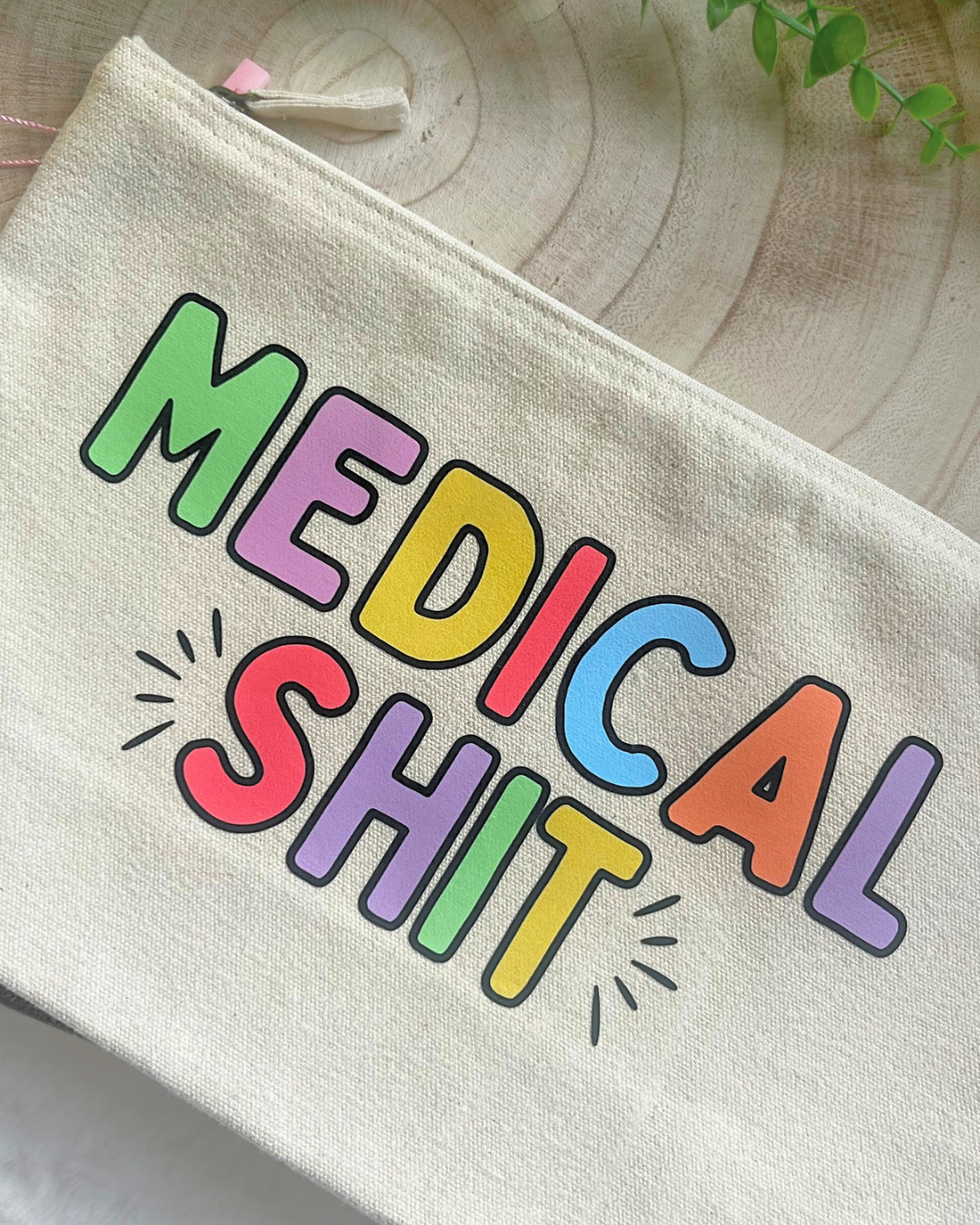 MEDICAL SHIT ZIP POUCH
