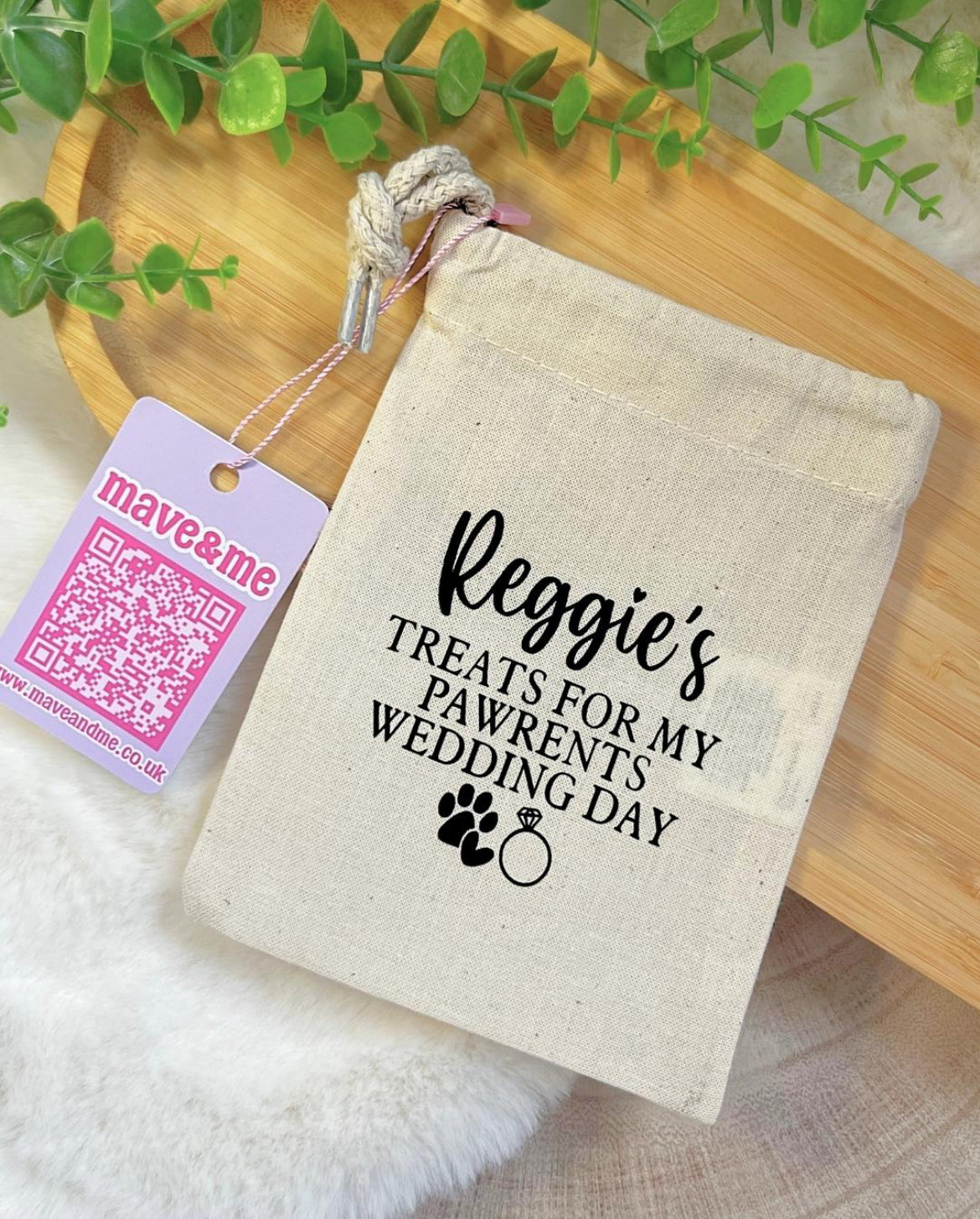 PERSONALISED DOG TREAT BAG