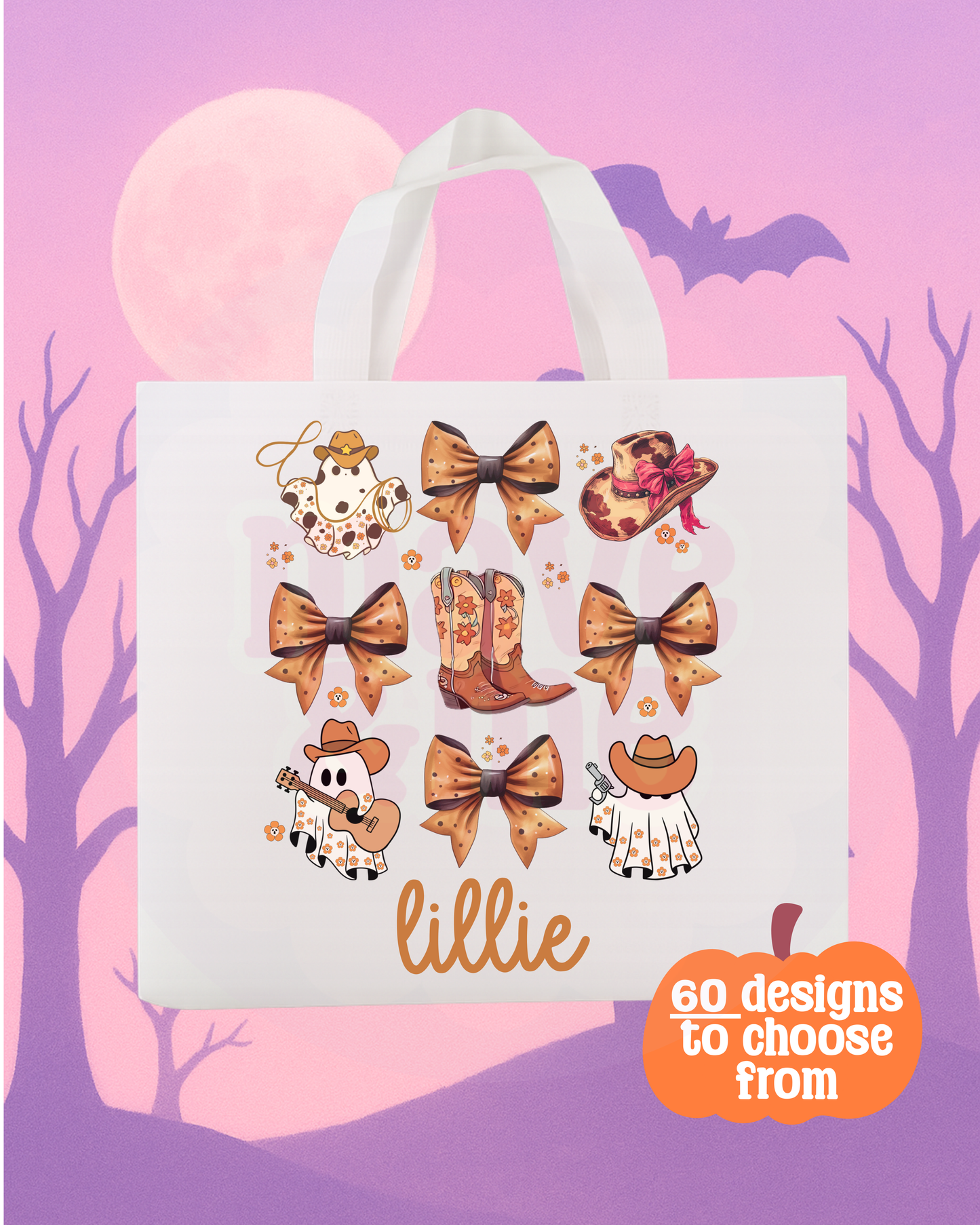 Personalised Halloween Trick or Treat Bag