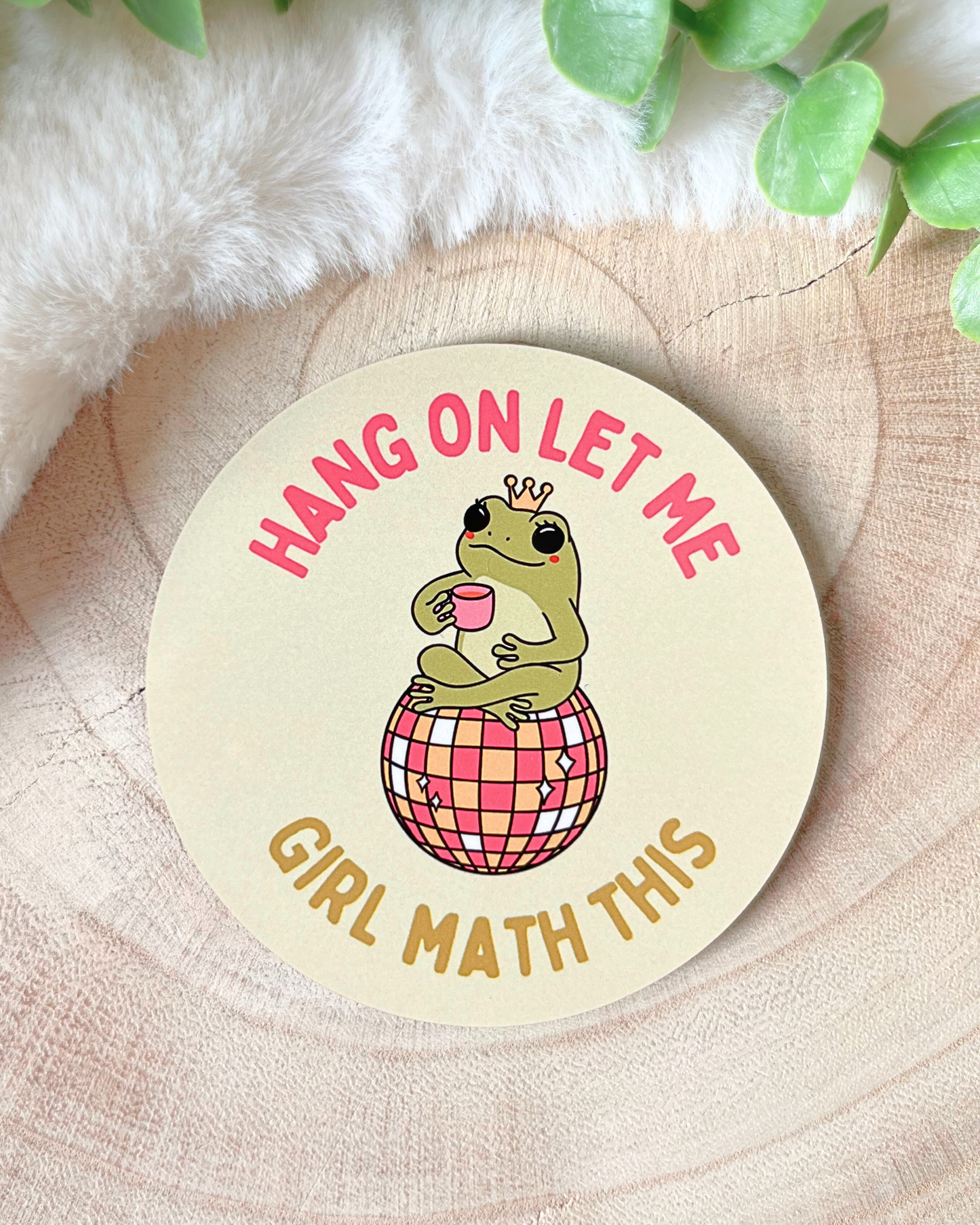 GIRL MATH COASTER