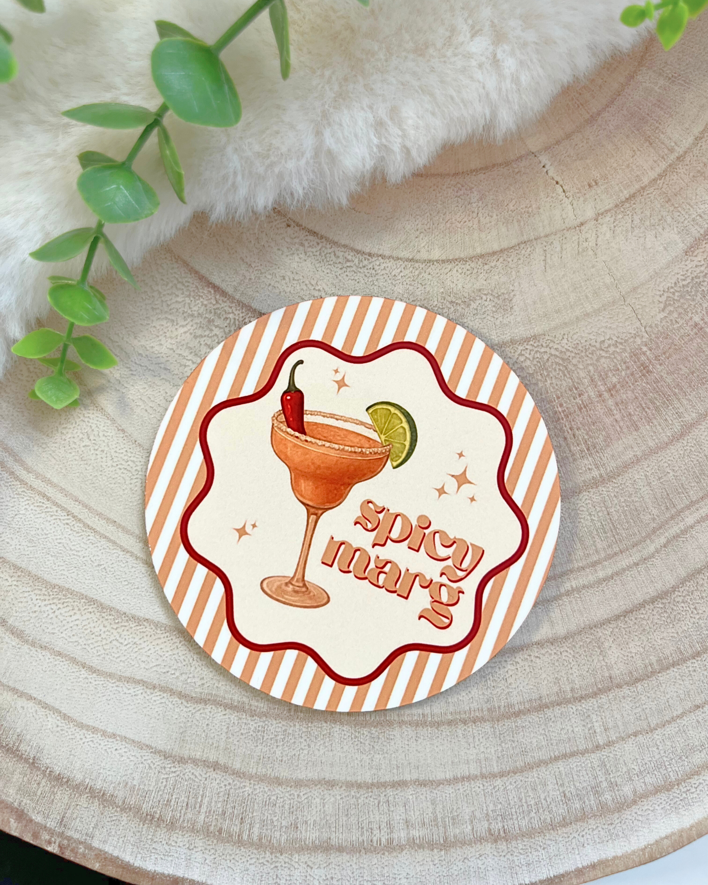 SPICY MARG COCKTAIL COASTER
