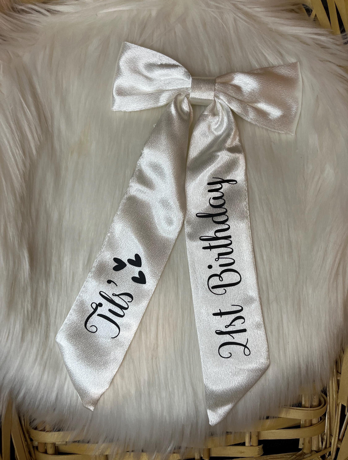 BIRTHDAY HAIR BOW