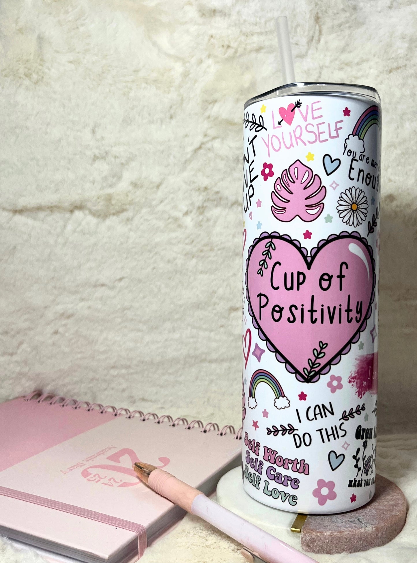CUP OF POSITIVITY 20oz TUMBLER