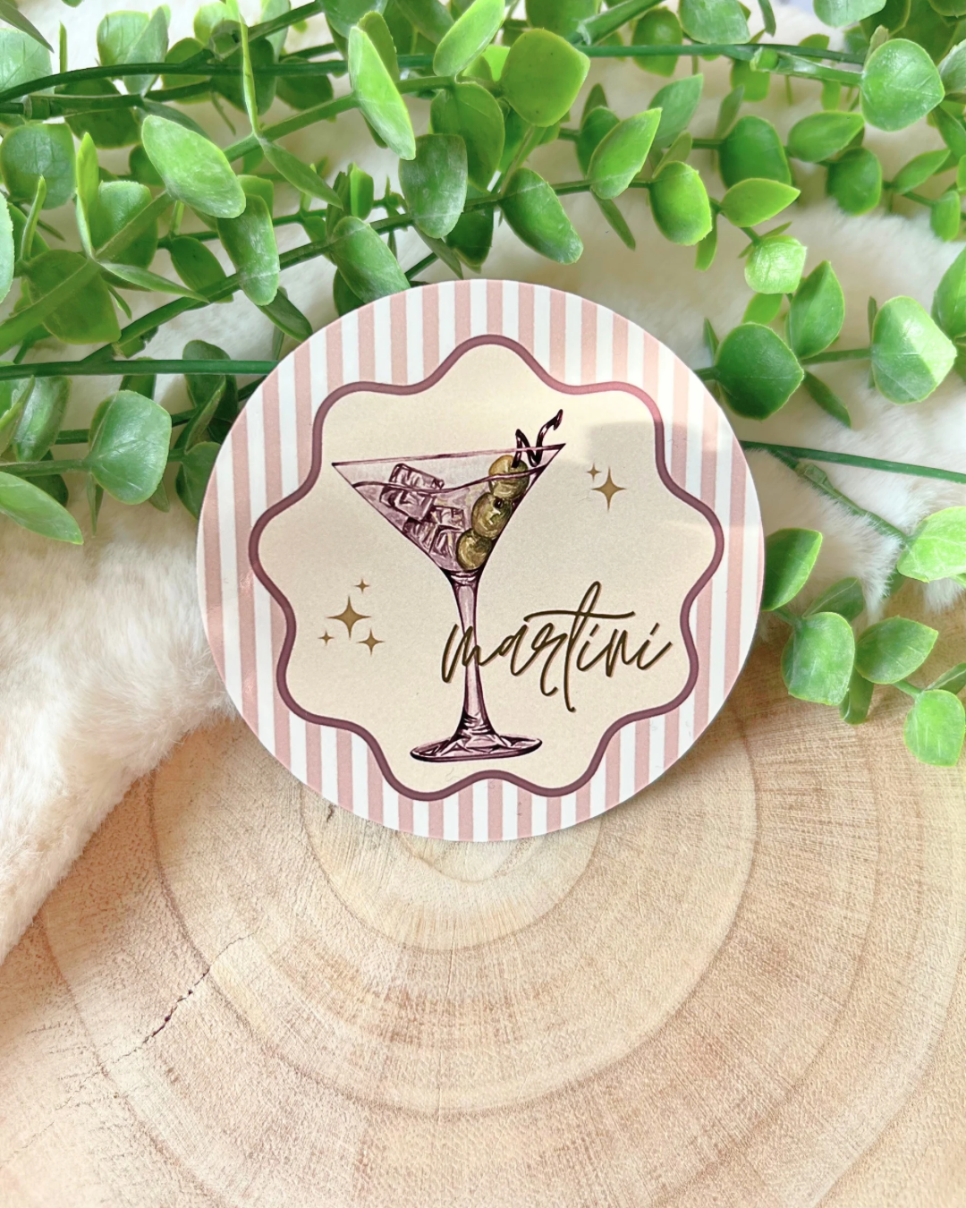 MARTINI COCKTAIL COASTER