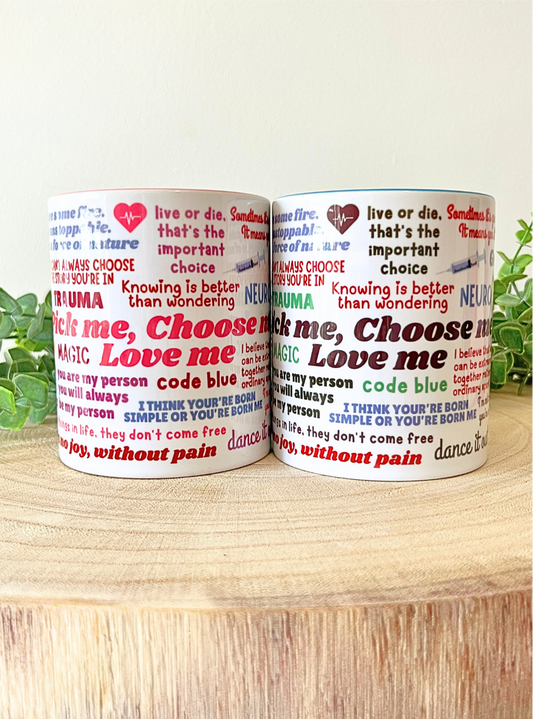 GREYS ANATOMY MUG