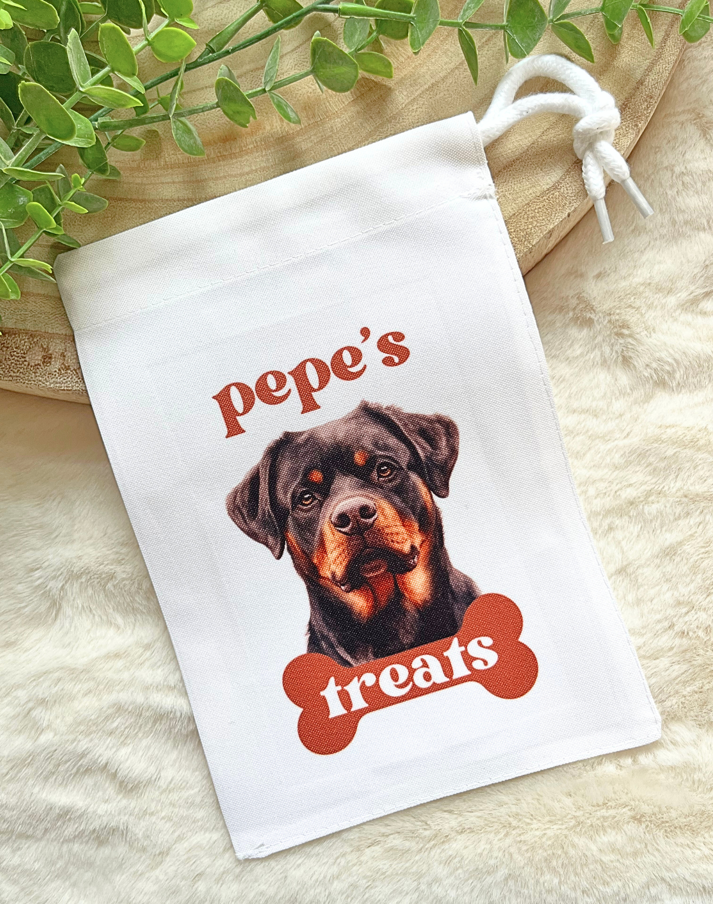 PERSONALISED DOG TREAT BAG