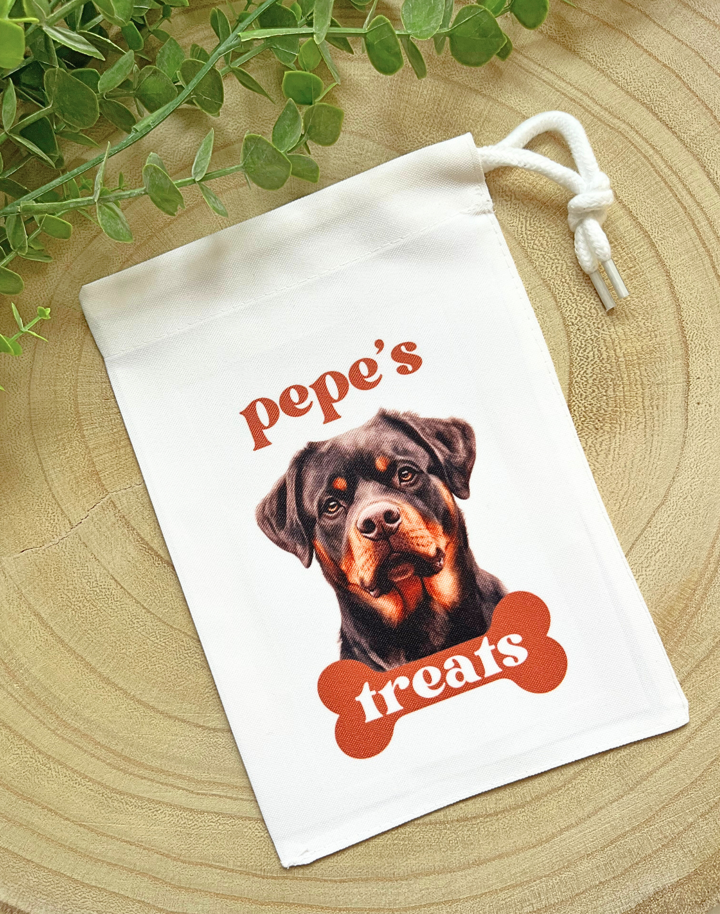 PERSONALISED DOG TREAT BAG