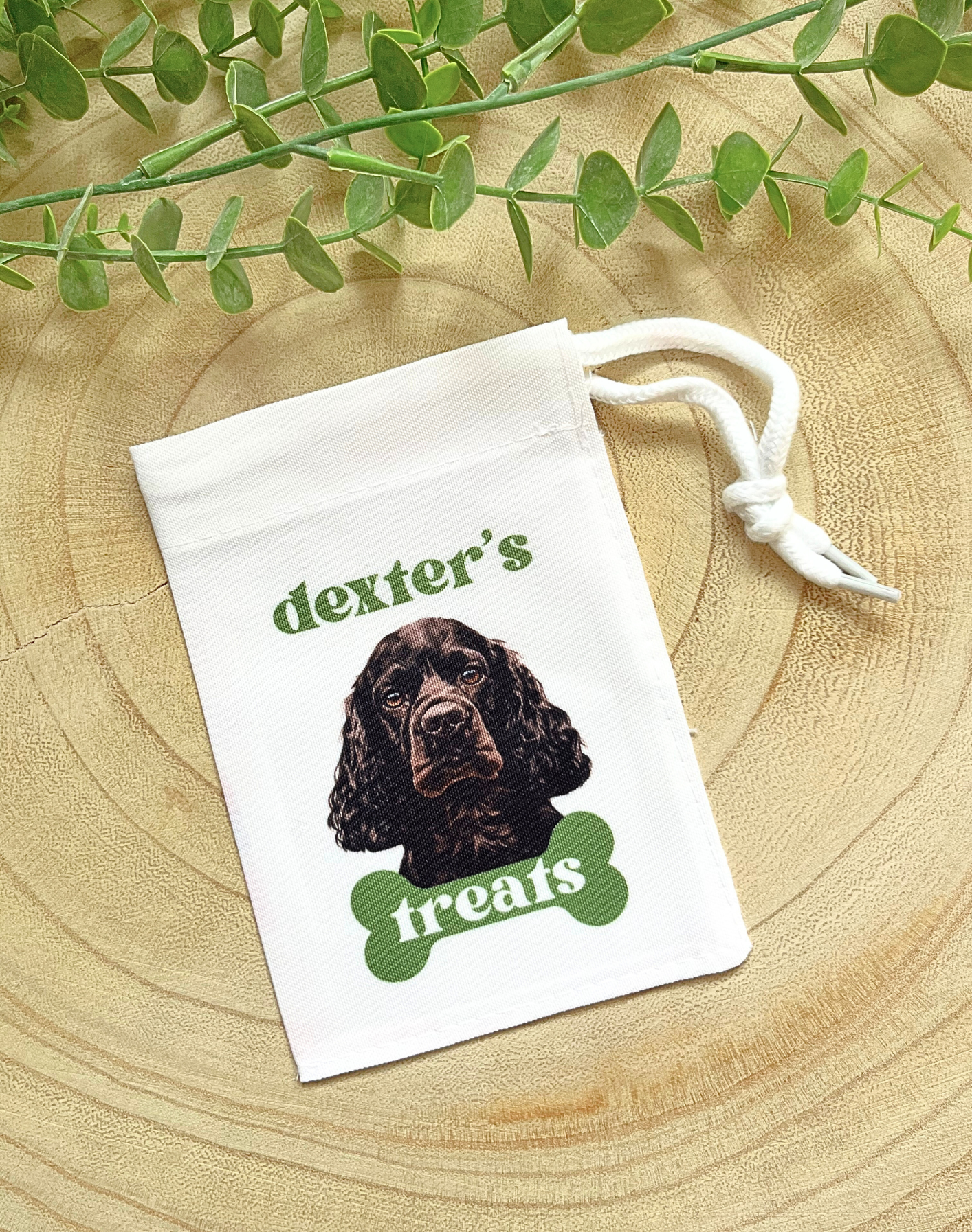 PERSONALISED DOG TREAT BAG
