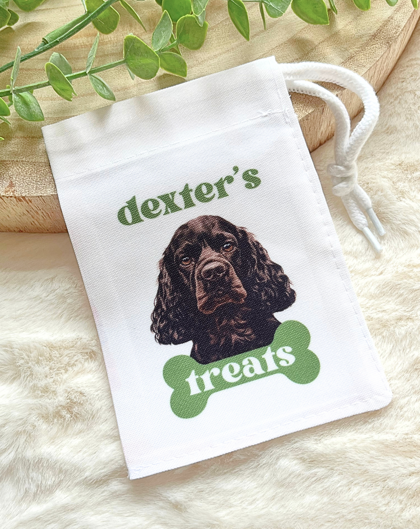 PERSONALISED DOG TREAT BAG