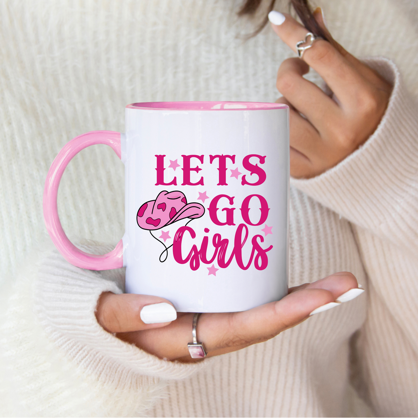 LET’S GO GIRLS PINK MUG