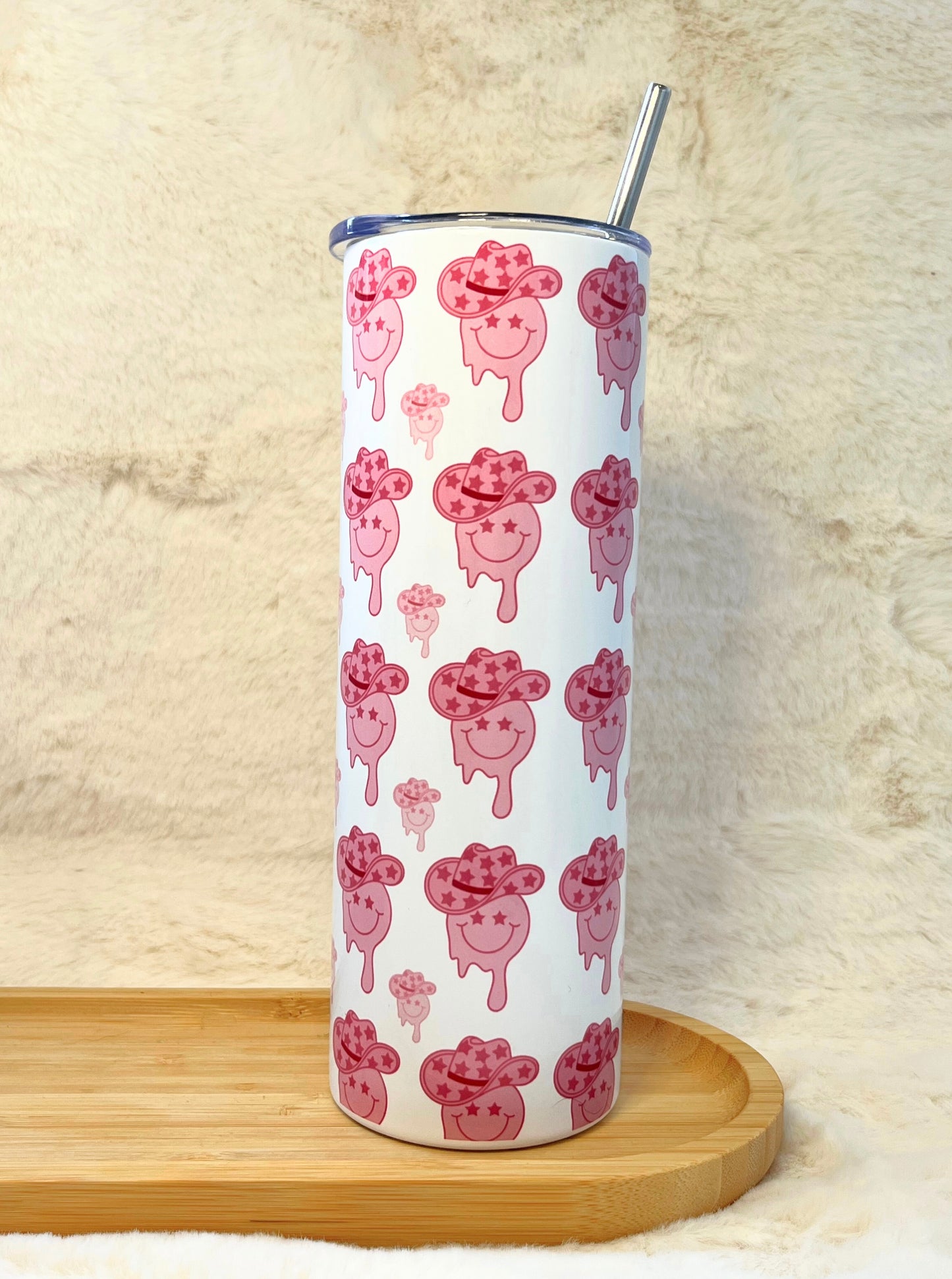 DRIP SMILEY FACE COWBOY 20oz TUMBLER