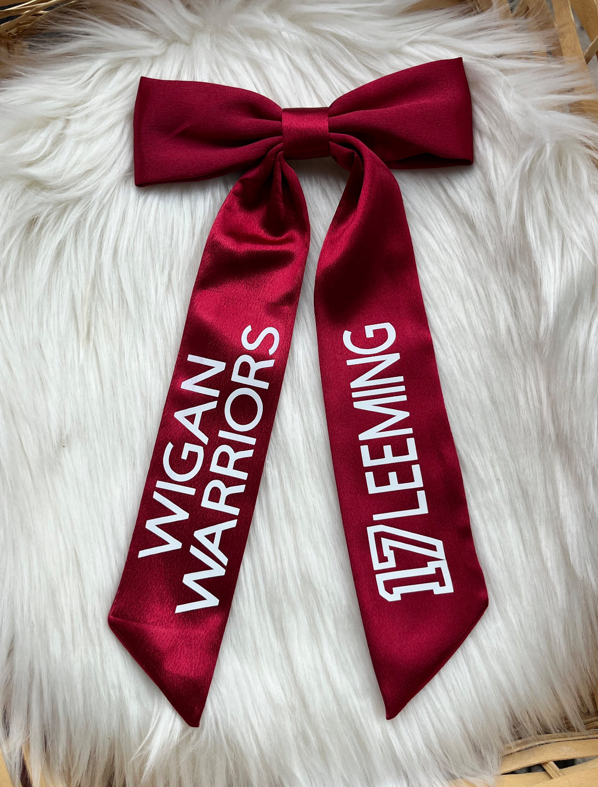 WIGAN WARRIORS HAIR BOW