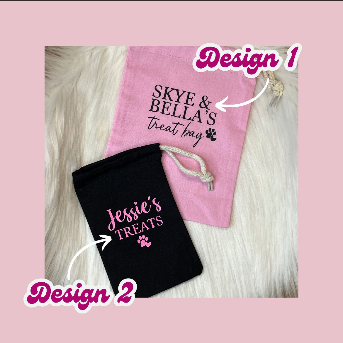 PERSONALISED DOG TREAT BAG