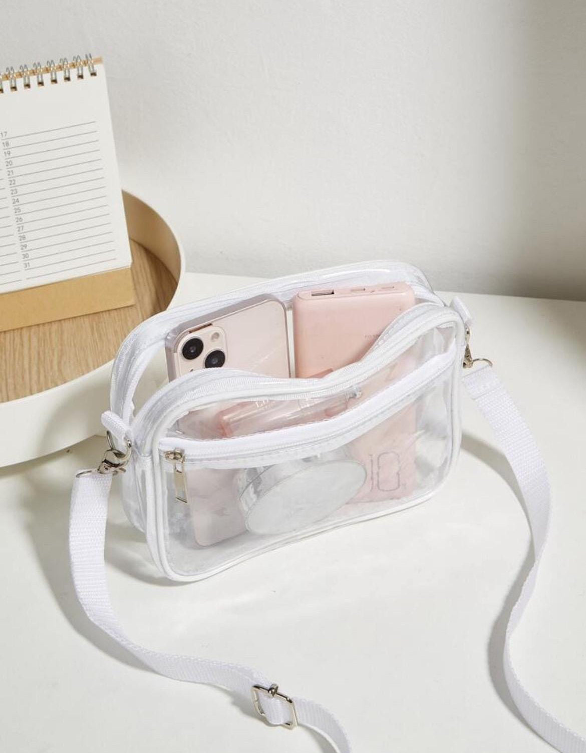 CLEAR CROSSBODY BAG
