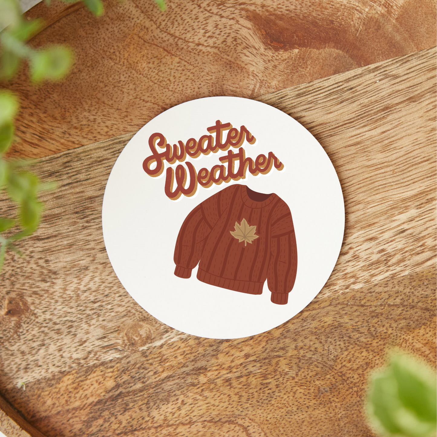 SWEATER WEATHER COASTER