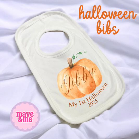 HALLOWEEN BABY BIBS