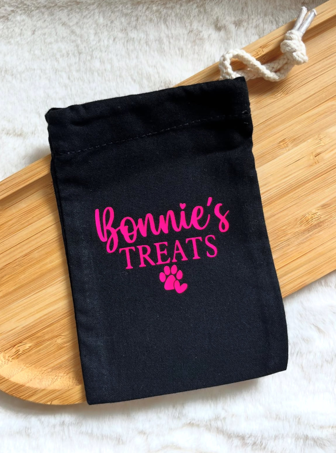 PERSONALISED DOG TREAT BAG