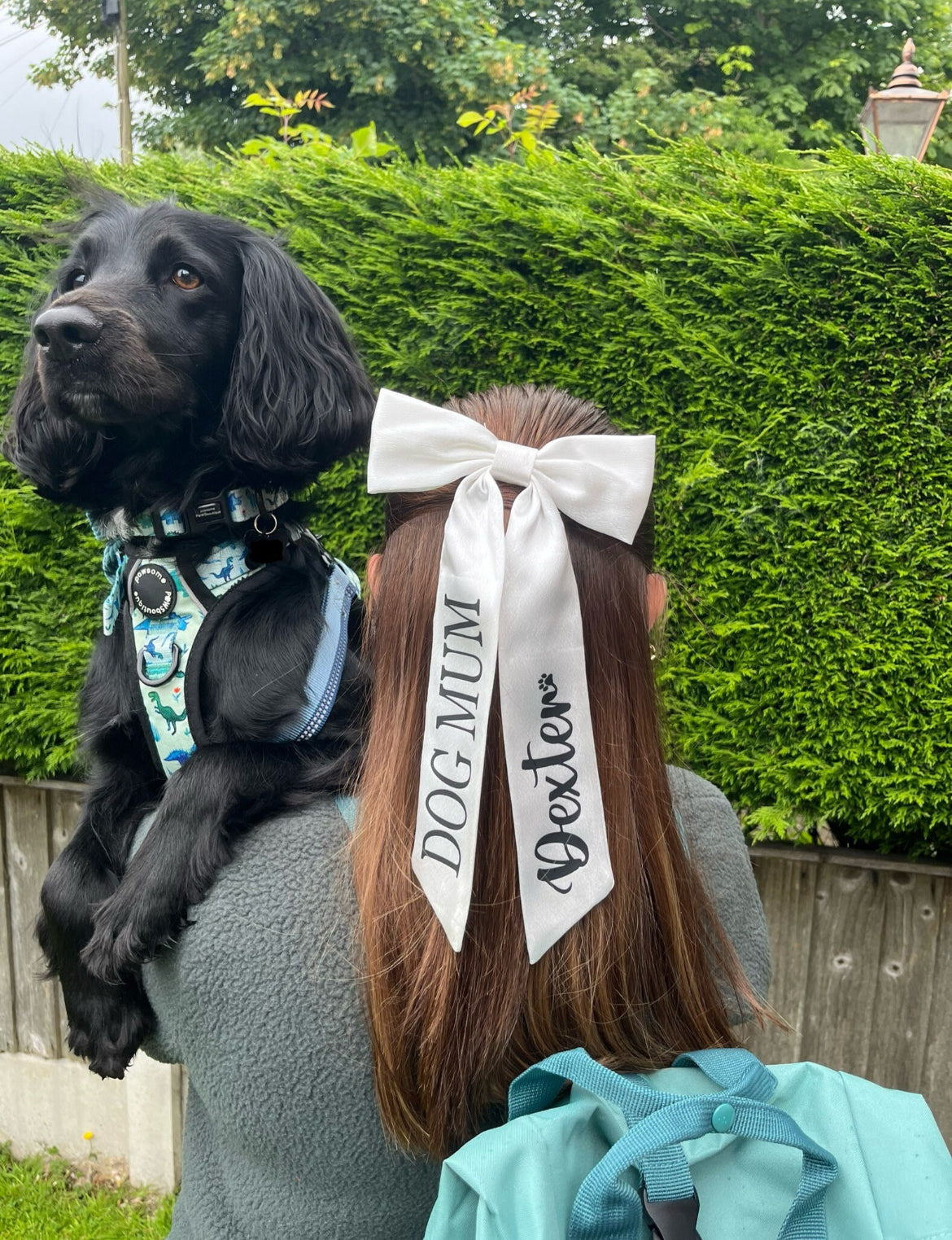 DOG MUM HAIR BOW