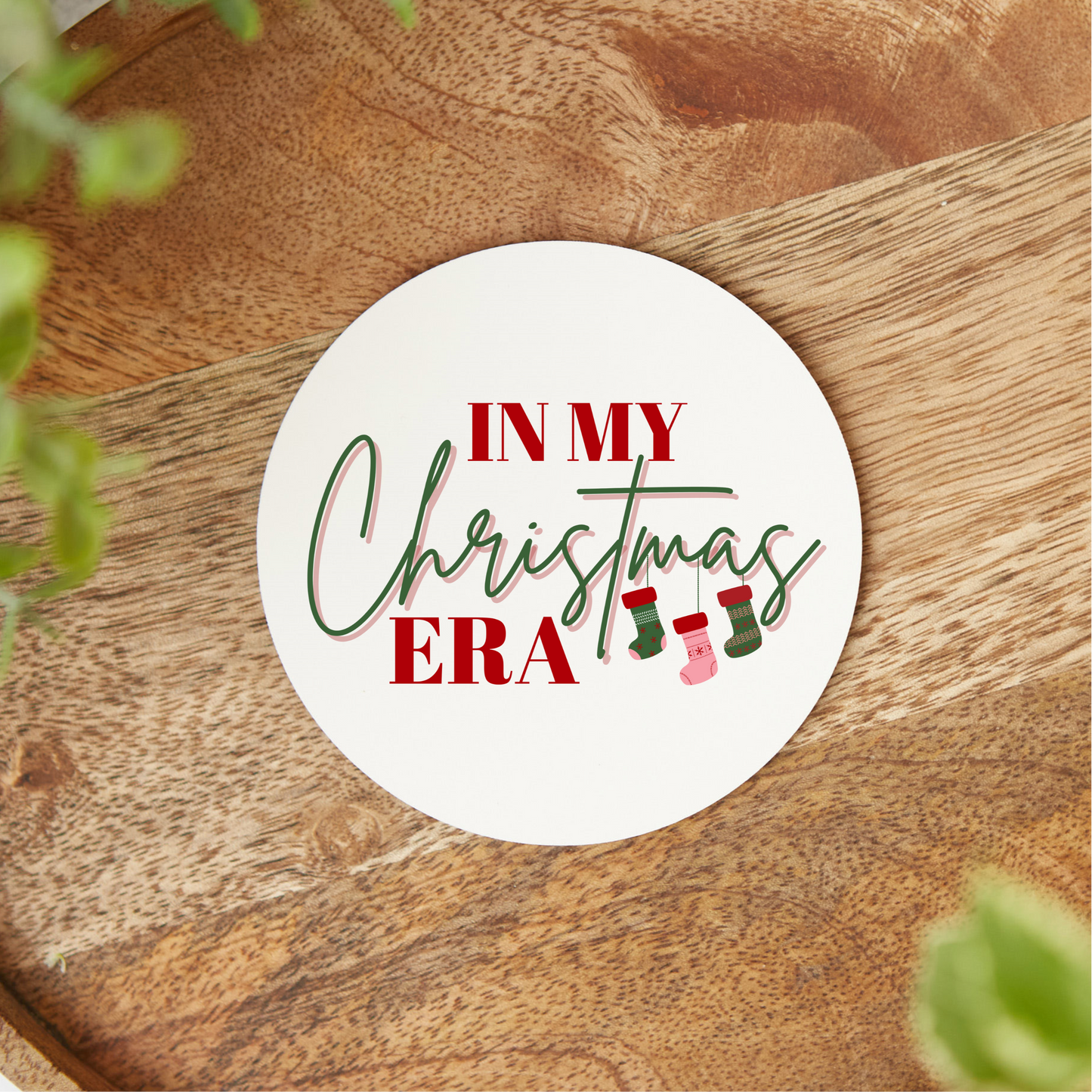 IN MY CHRISTMAS ERA COASTER