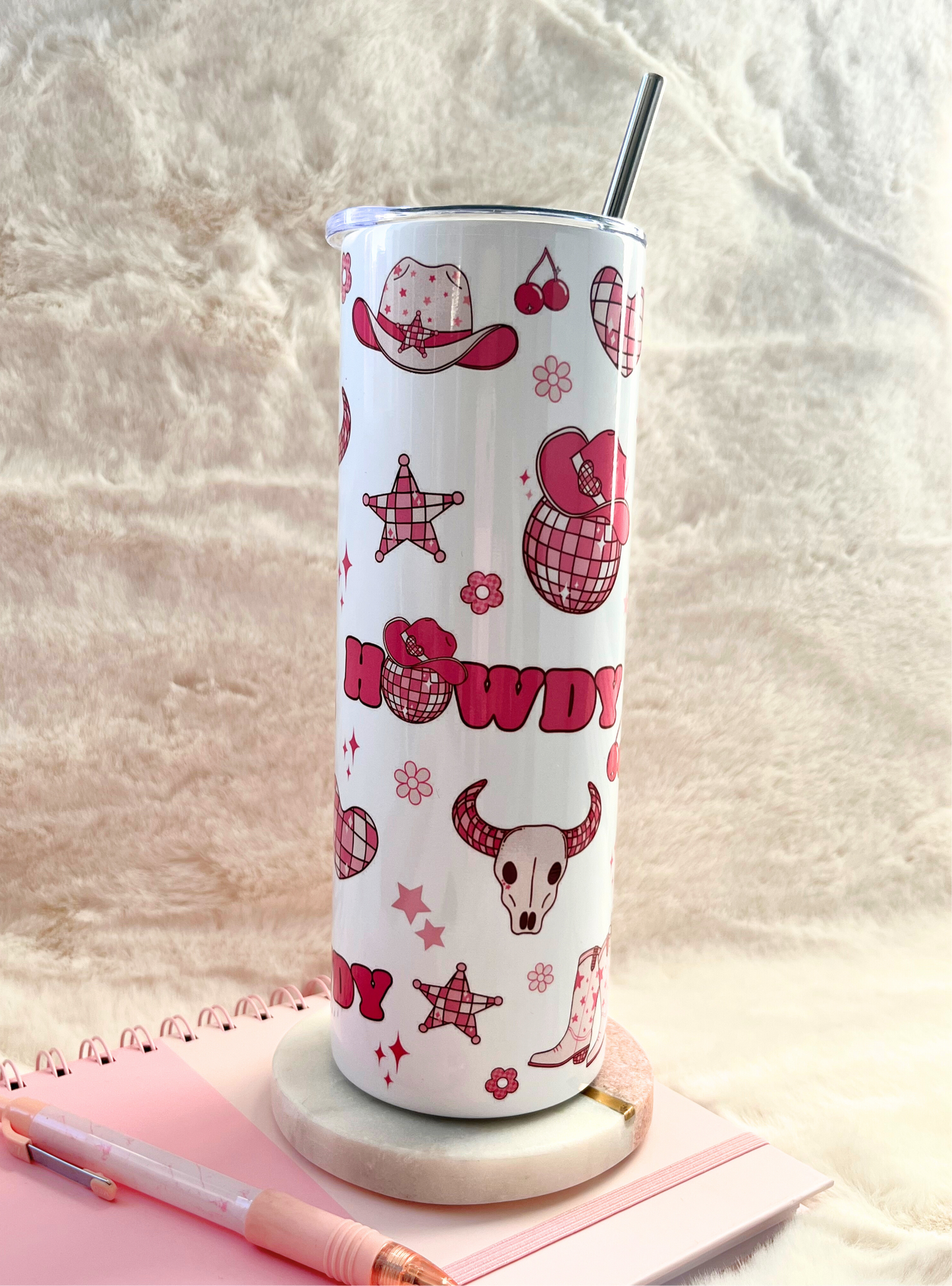 HOWDY COWBOY 20oz TUMBLER