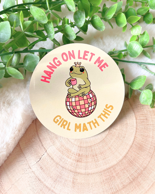 GIRL MATH COASTER