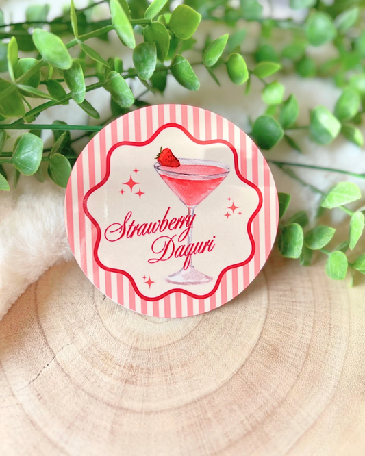 STRAWBERRY DAQURI COCKTAIL COASTER